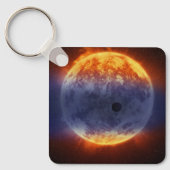 Exoplanet-Wolke GJ 3470b Schlüsselanhänger (Vorderseite)