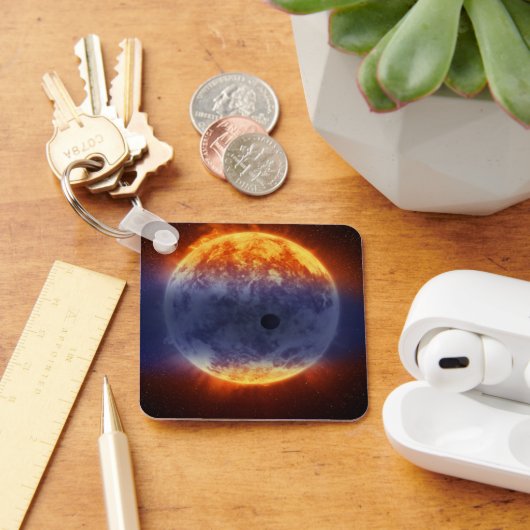 Exoplanet-Wolke GJ 3470b Schlüsselanhänger (Schreibtisch)