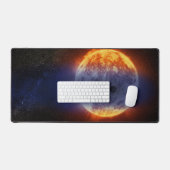 Exoplanet-Wolke GJ 3470b Schreibtischunterlage (Tastatur & Maus)