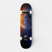Exoplanet-Wolke GJ 3470b Skateboard (Vorderseite)
