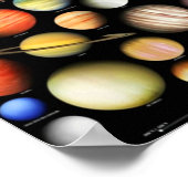Exoplaneten Poster (Ecke)