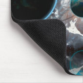 Exoplaneten und Erde Mousepad (Ecke)