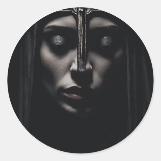 exorbitante Liebe Runder Aufkleber (Vorderseite)