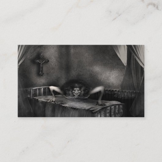 Exorcist-kundengerechte Halloween-Visitenkarten Visitenkarte (Vorderseite)