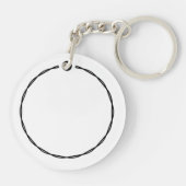 Exordi Nova (Doppeltes versah) mit Seiten Schlüsselanhänger (Rückseite)