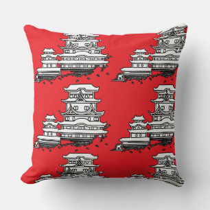 Exotic Abode Red Kissen