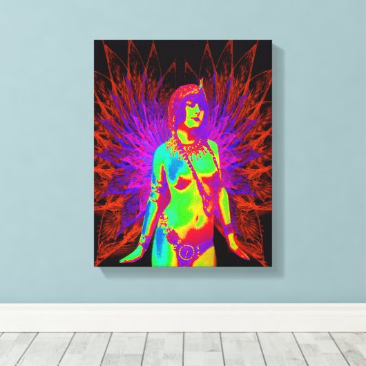 Exotic Angel Leinwanddruck (Insitu (Holzboden))