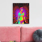 Exotic Angel Leinwanddruck (Insitu (Wohnzimmer))