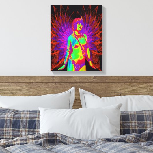 Exotic Angel Leinwanddruck (Insitu (Schlafzimmer))