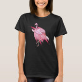 Exotic Animal Pink Flamingo Tropical Flamingo T-Shirt (Vorderseite)
