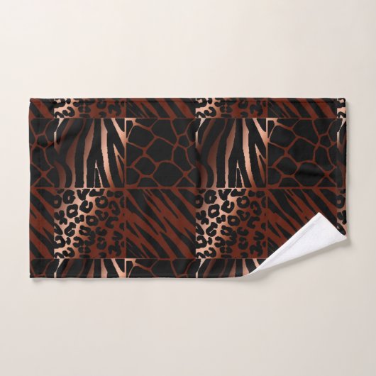 Exotic Animal Print Badhandtuch Set (Handtuch)