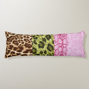 Exotic Animal Print Trial Body Kissen
