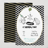 Exotic Australian Animal Kindergeburtstag Einladung (Vorne/Hinten)