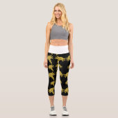 Exotic Axototl Salamander Capri Leggings (Vorderseite)