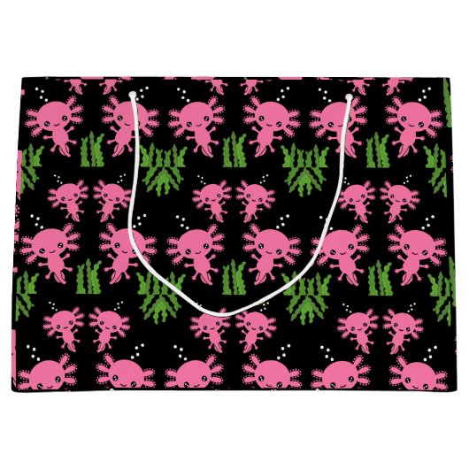Exotic Axototl Salamander Große Geschenktüte (Vorderseite)