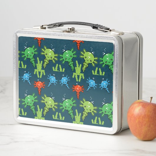 Exotic Axototl Salamander Metall Brotdose (Beispiel)