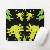 Exotic Axototl Salamander Mousepad (Mit Mouse)