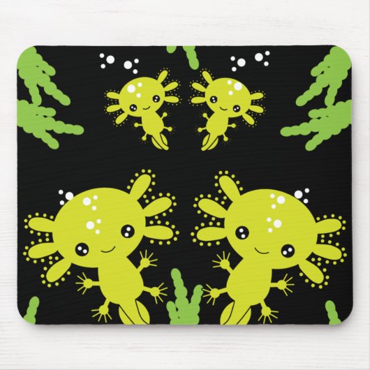 Exotic Axototl Salamander Mousepad (Vorne)