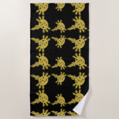 Exotic Axototl Salamander Strandtuch (Vorderseite)