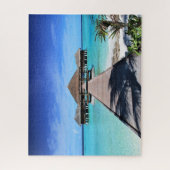 Exotic Beach Foto Jigsaw Puzzle Sommerferien (Vertikal)