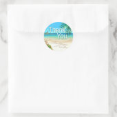 Exotic Beach (frag mir, deine Namen in Sand zu set Runder Aufkleber (Tasche)