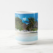 Exotic Beach Throw Kissen Kaffeetasse (Mittel)