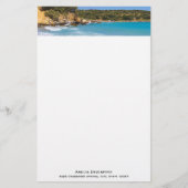 Exotic Beach Tropical Island Paradise Briefpapier (Vorderseite)