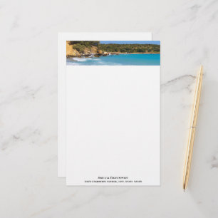 Exotic Beach Tropical Island Paradise Briefpapier