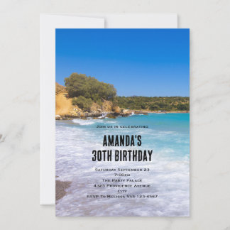 Exotic Beach Tropical Island Paradise Geburtstag Einladung