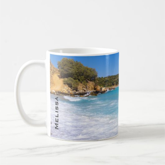 Exotic Beach Tropical Island Paradise Kaffeetasse (Links)
