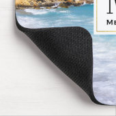 Exotic Beach Tropical Island Paradise Monogram Mousepad (Ecke)