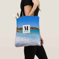 Exotic Beach Tropical Island Paradise Monogram