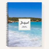 Exotic Beach Tropical Island Paradise Notizblock (Vorderseite)