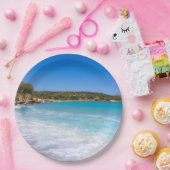 Exotic Beach Tropical Island Paradise Pappteller (Party)