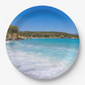 Exotic Beach Tropical Island Paradise Pappteller (Vorderseite)