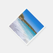 Exotic Beach Tropical Island Paradise Serviette (Ecke)