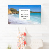 Exotic Beach Tropical Island Paradise Wedding Banner (Insitu)