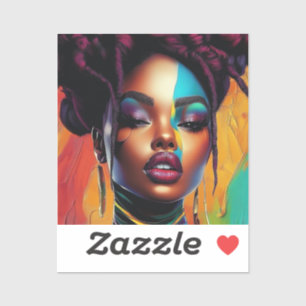 Exotic Beauty3 Aufkleber