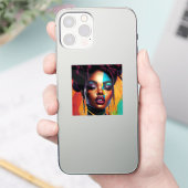 Exotic Beauty3 Aufkleber (Telefon)