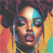 Exotic Beauty3 Aufkleber (Vorderseite)