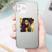 Exotic Beauty4 Aufkleber (Telefon)