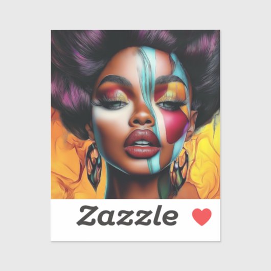 Exotic Beauty5 Aufkleber (Blatt)