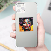 Exotic Beauty5 Aufkleber (Telefon)