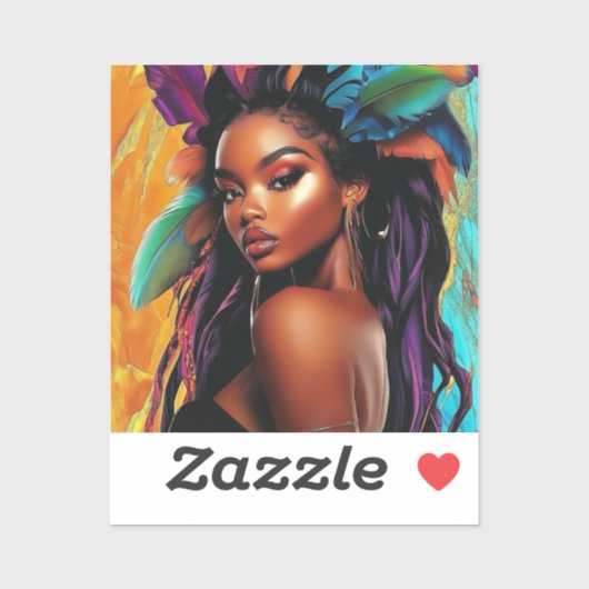 Exotic Beauty6 Aufkleber (Blatt)