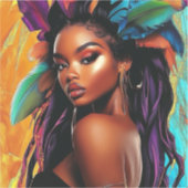 Exotic Beauty6 Aufkleber (Vorderseite)