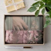 Exotic Beauty Arabesque Bird & Floral Portrait Seidenpapier (Geschenk)