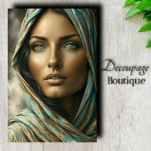 Exotic Beauty Decoupage Seidenpapier