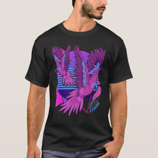 Exotic Bird Jungle Animal Retro 80er Vaporwave Mac T-Shirt