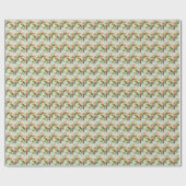 Exotic Birds On Lace Geschenkpapier (Flach)