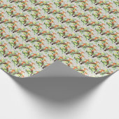 Exotic Birds On Lace Geschenkpapier (Ecke)